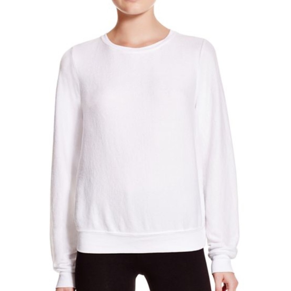 Wildfox Clean White Sweatshirt XS